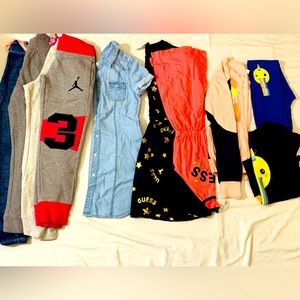 Little girls 10 piece fall/winter bundle size 7/8